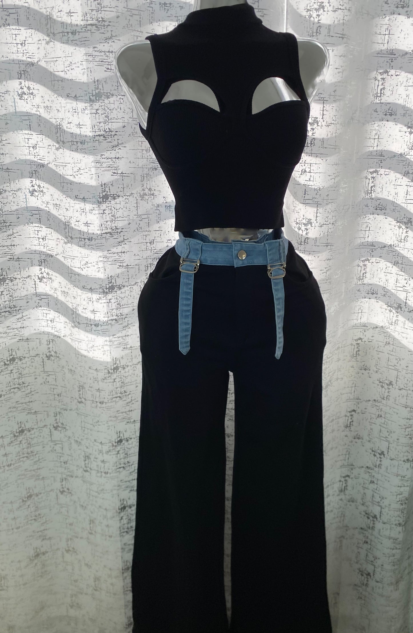 Contrast Pants