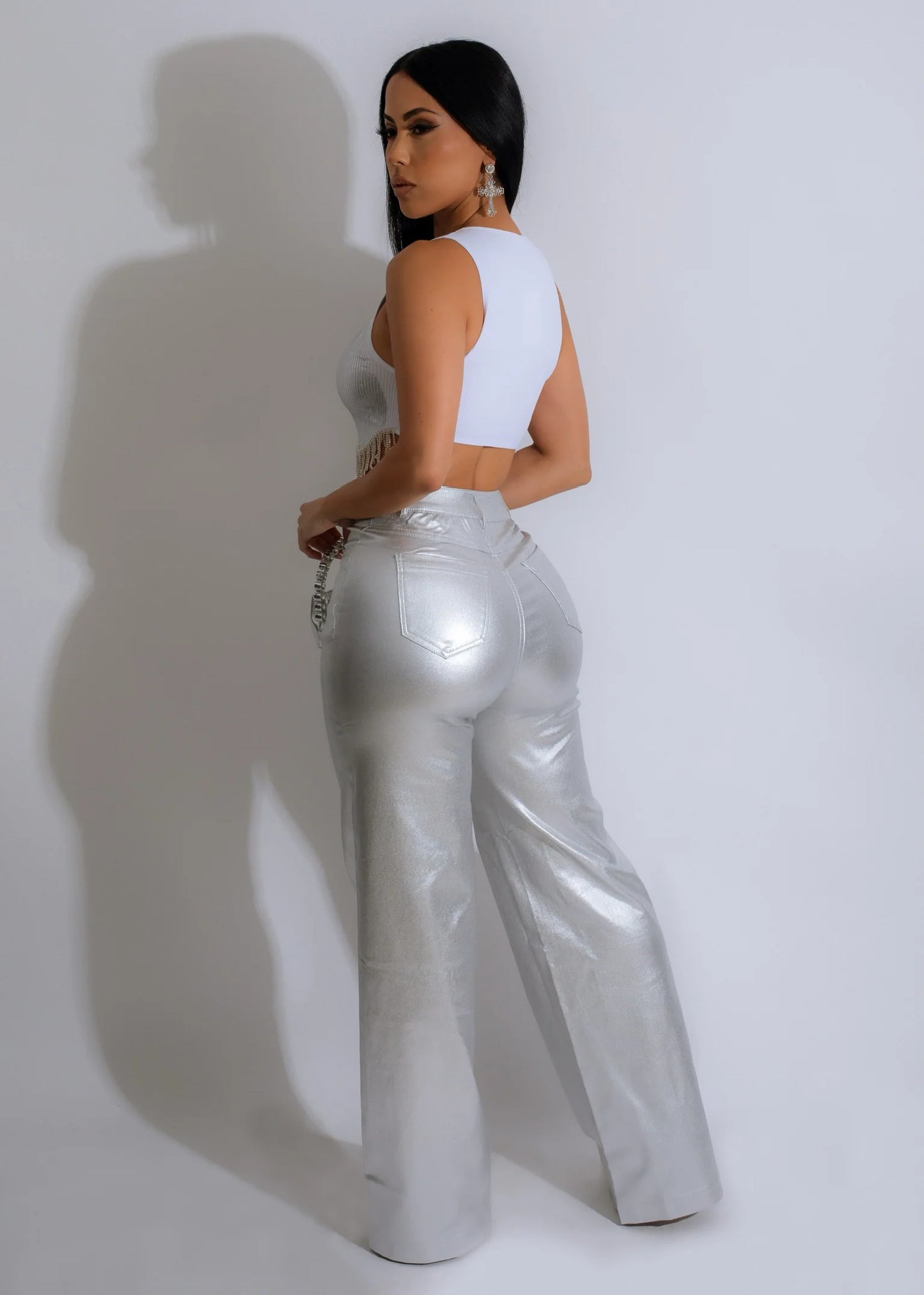 Metallic Pants