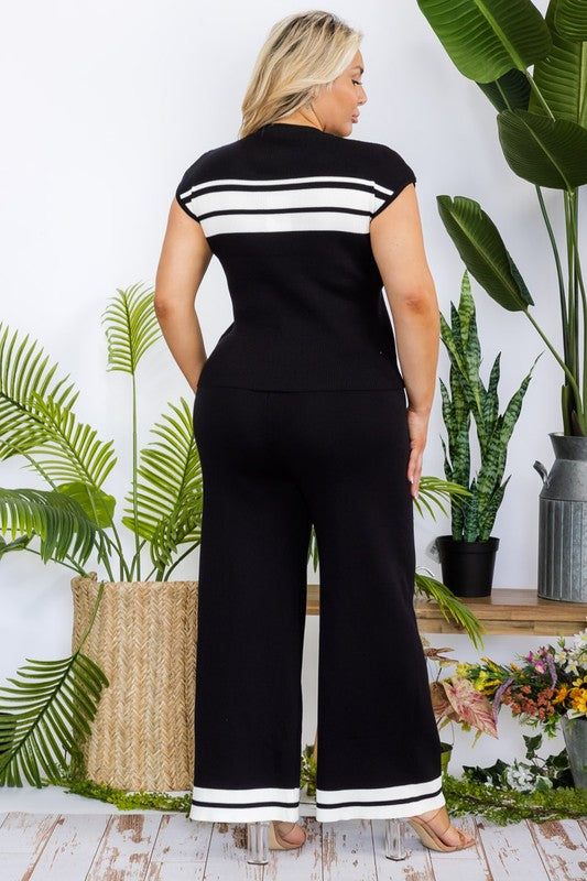 Stripe Knit Set
