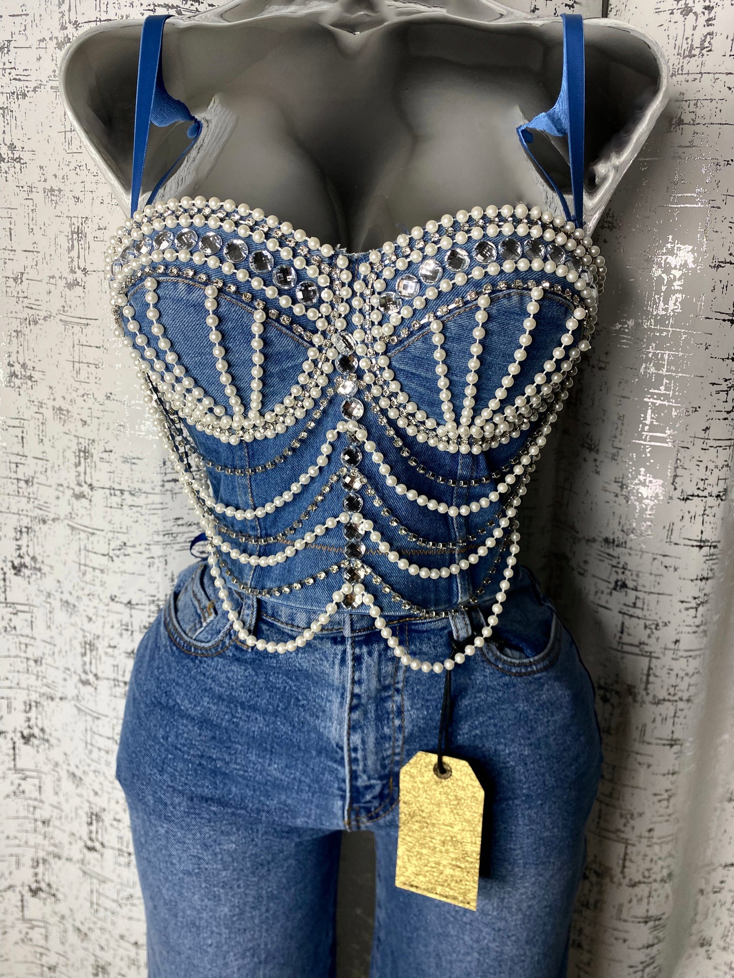 Pearls Bustier