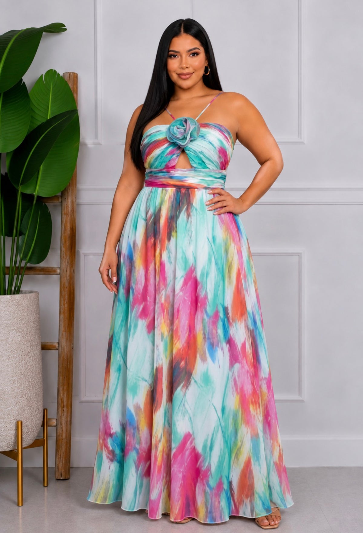 Splash Maxi Dress