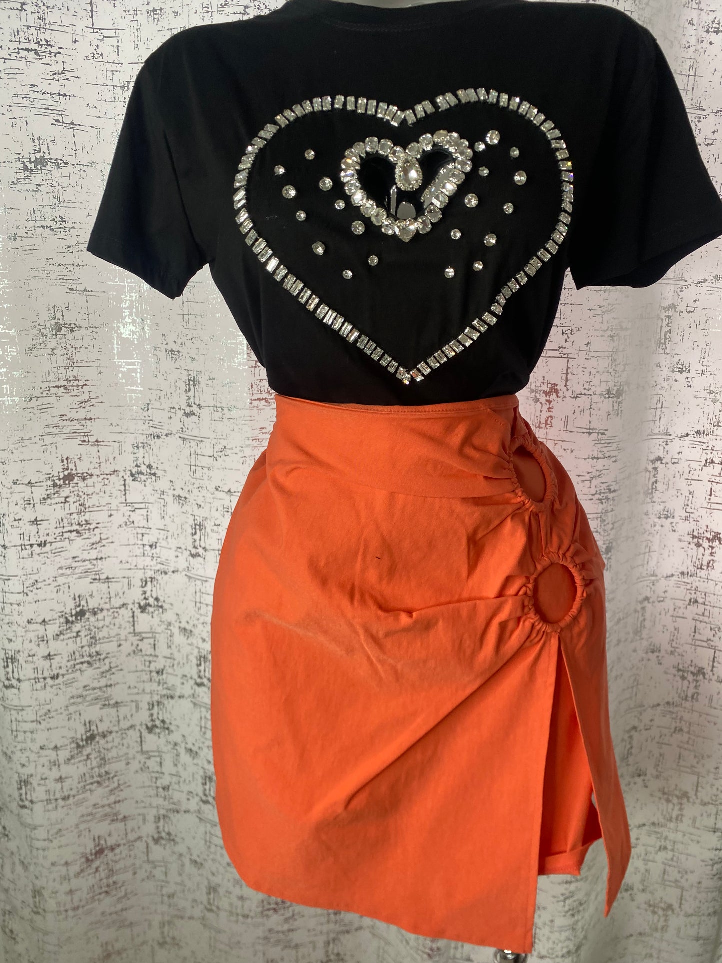 Heart Tshirt Top PLUS SIZE