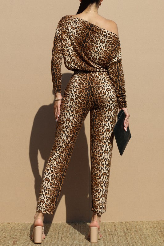 Animal Print Jumpsuit