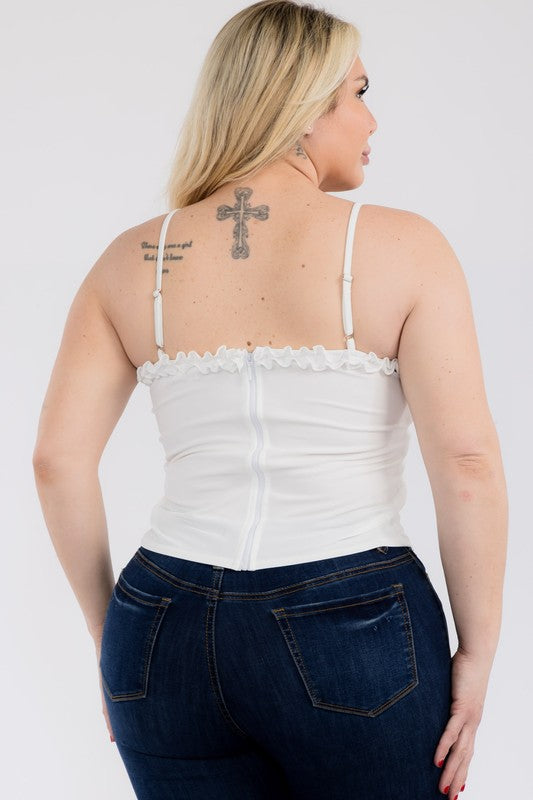 Ruffle Top Plus