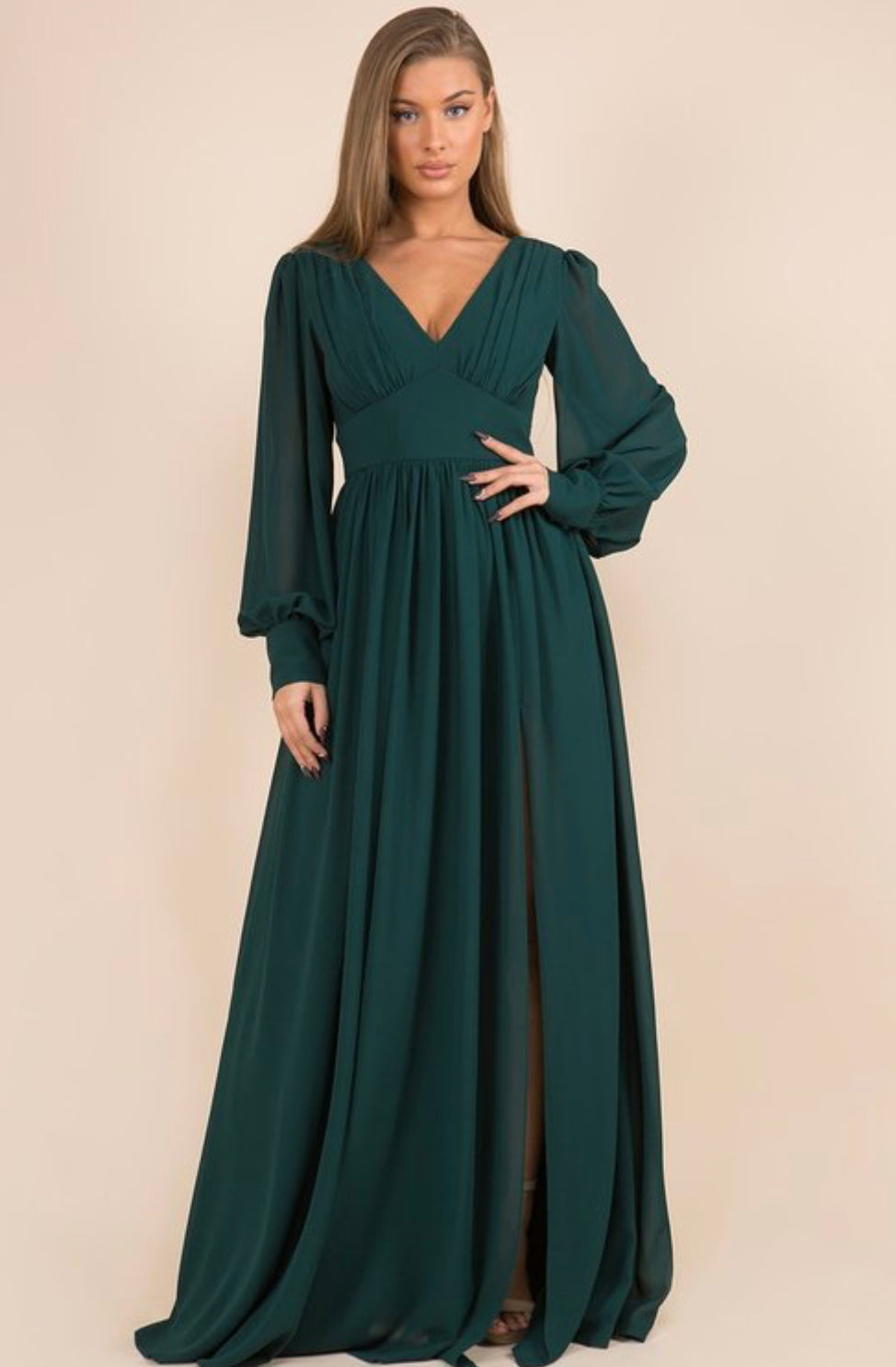 Hunter Green Dress
