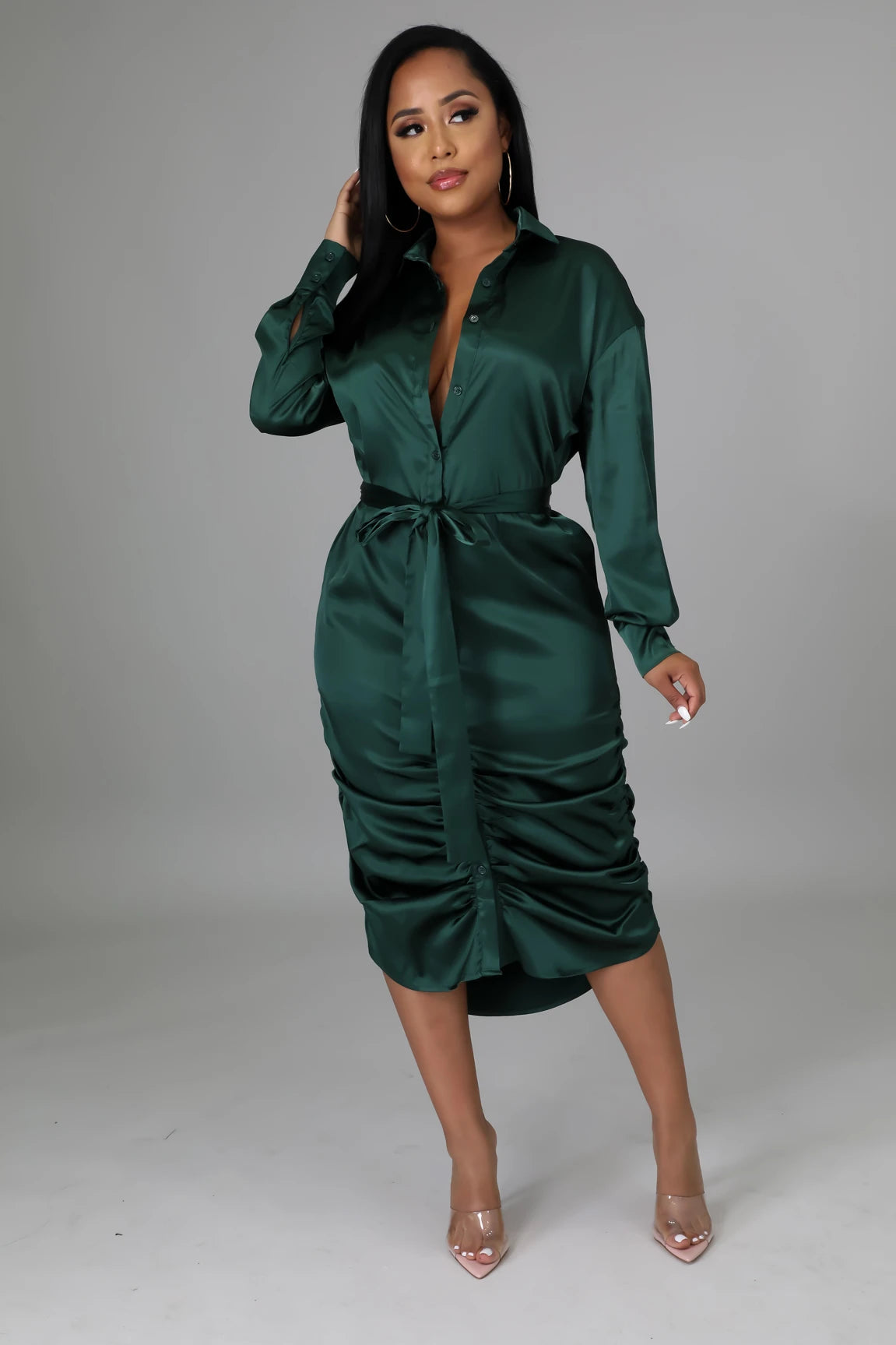 Hunter Green Dress