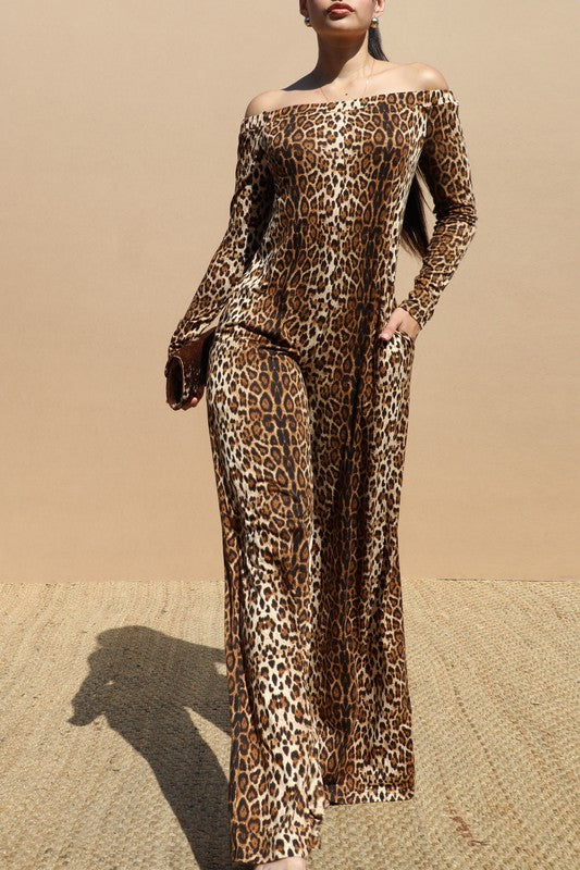 Animal Print Jumpsuit