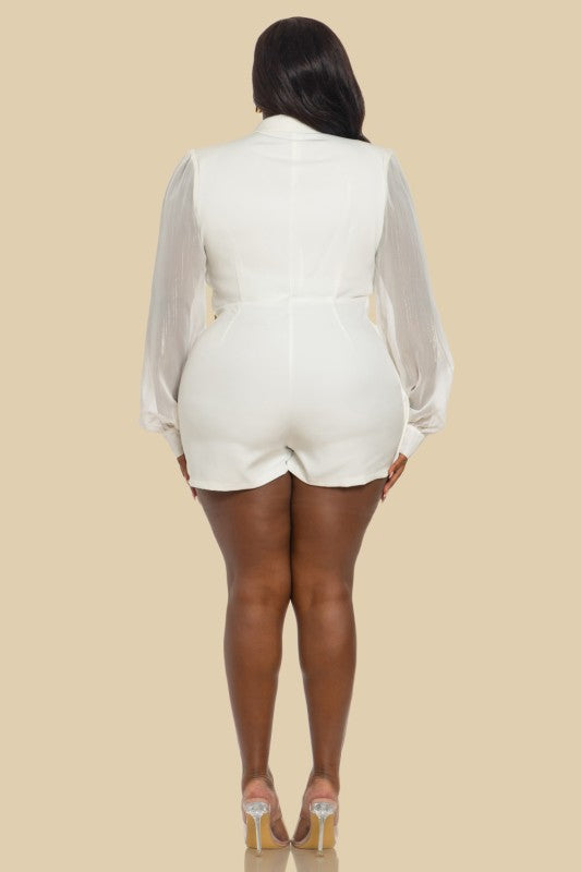 Seeing Things Romper Plus