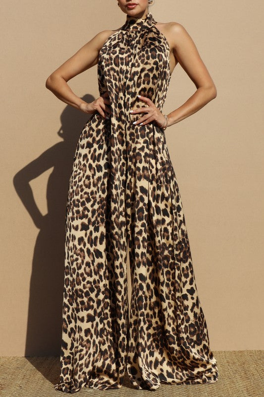 Animal Print Jumpsuit