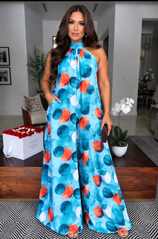 Abstract Jumpsuit