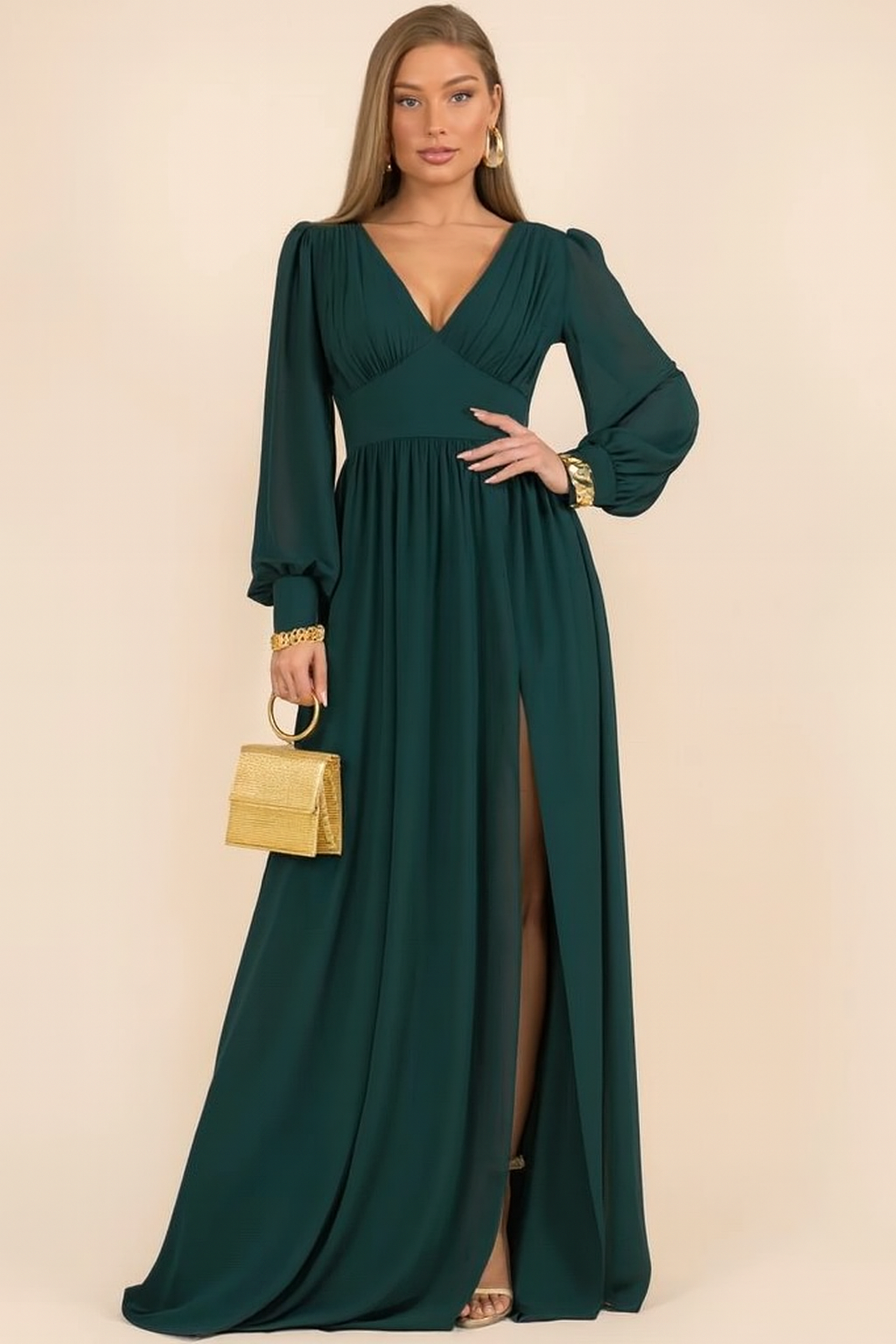 Hunter Green Dress