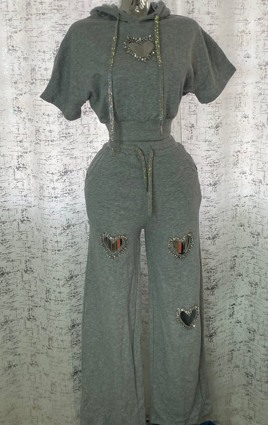 Heart Jogger Set PLUS SIZE