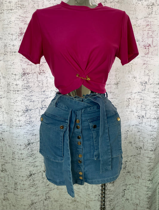 Gold Pin Top