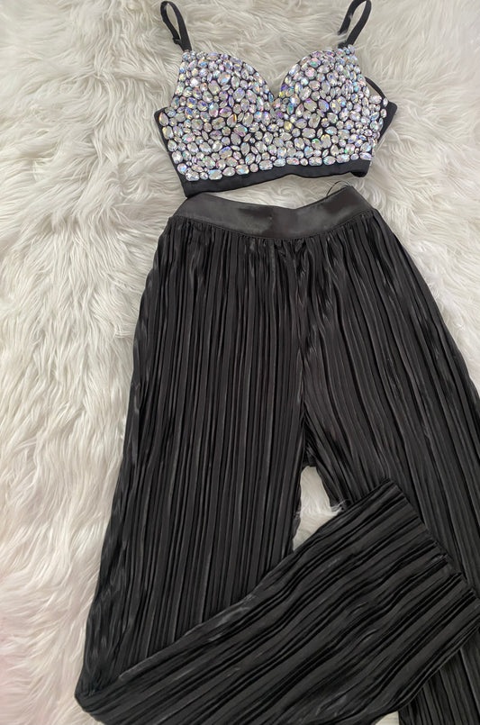 Pleated Palazzo