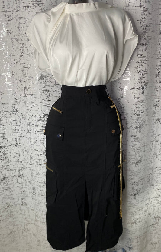 Cargo Skirt Plus Size