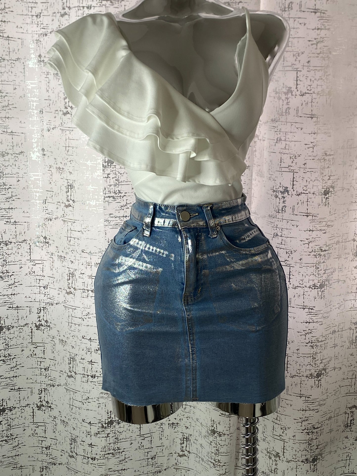 Metallic Skirt