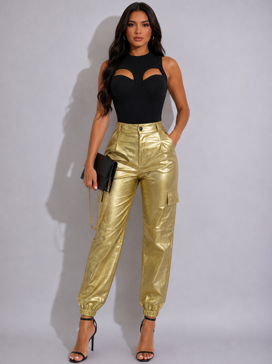 Metallic Jeans