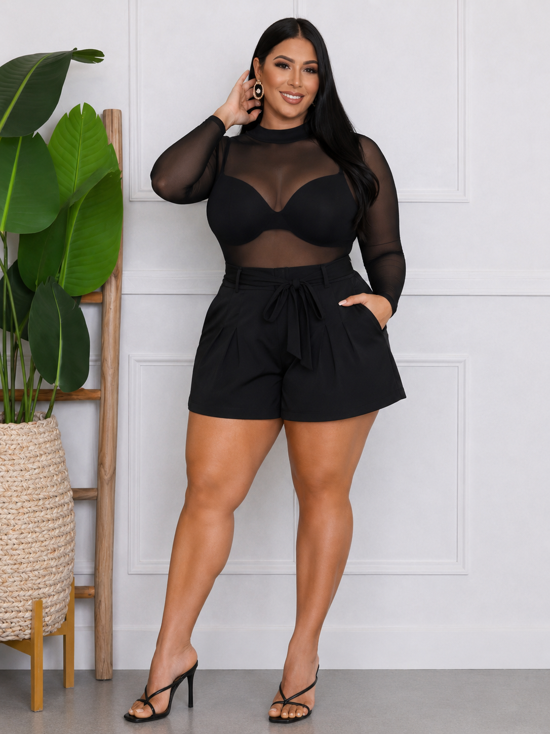 Dark Shorts Plus Size