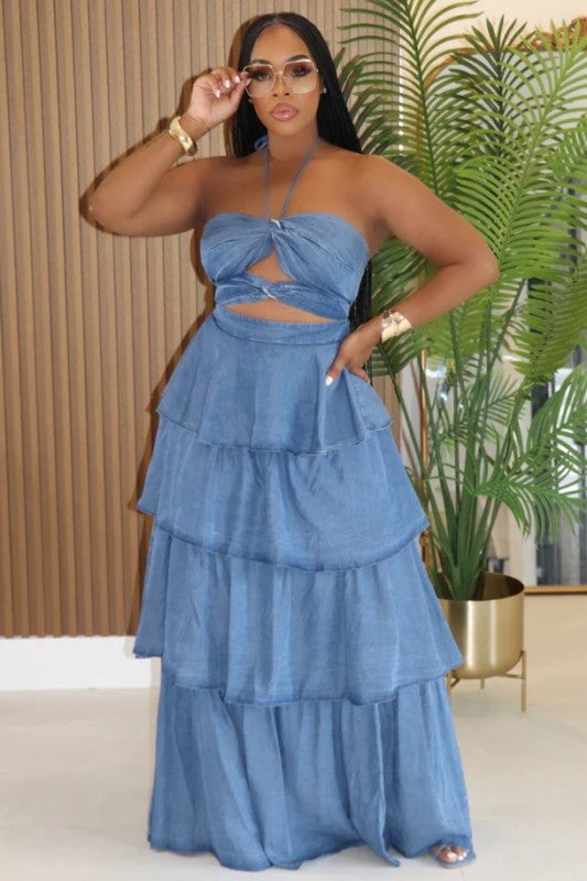 Denim Dress Plus