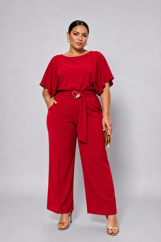 Elegant Jumpsuit Plus