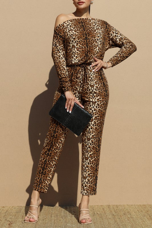 Animal Print Jumpsuit