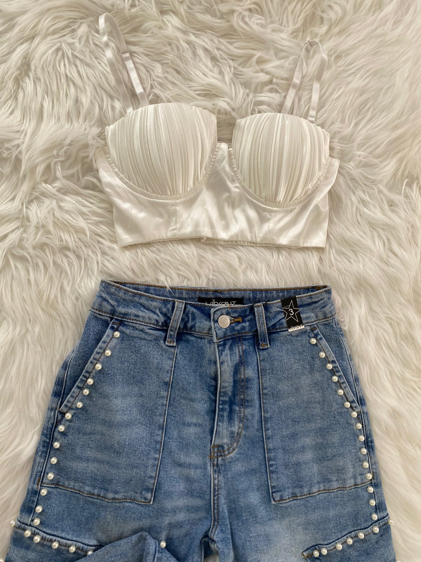 Satin Crop Top