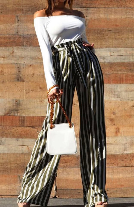 Stripe Jumpsuit