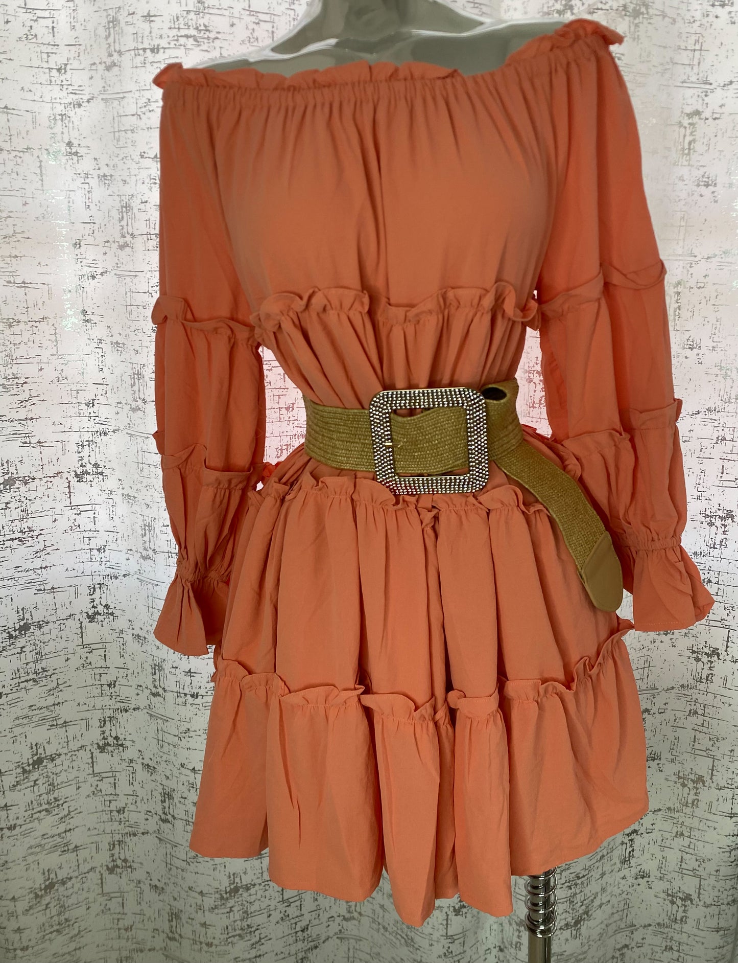 Peach Dress