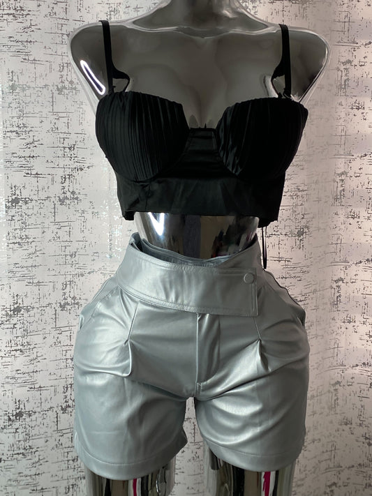 Satin Crop Top